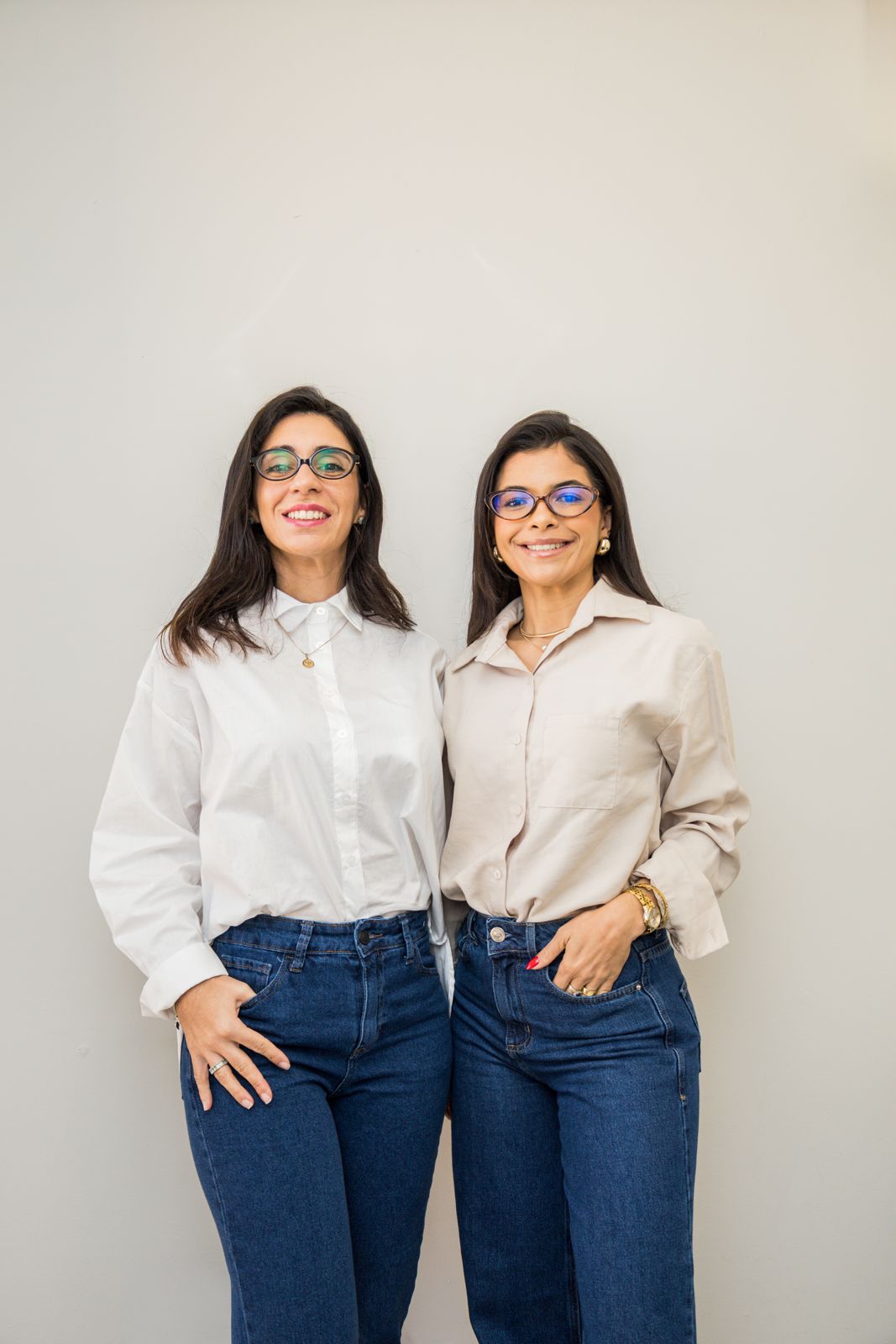 As psicólogas Franciele Justin Reinaldo e Steffânia Lopes Fontes, sócias da Habilite